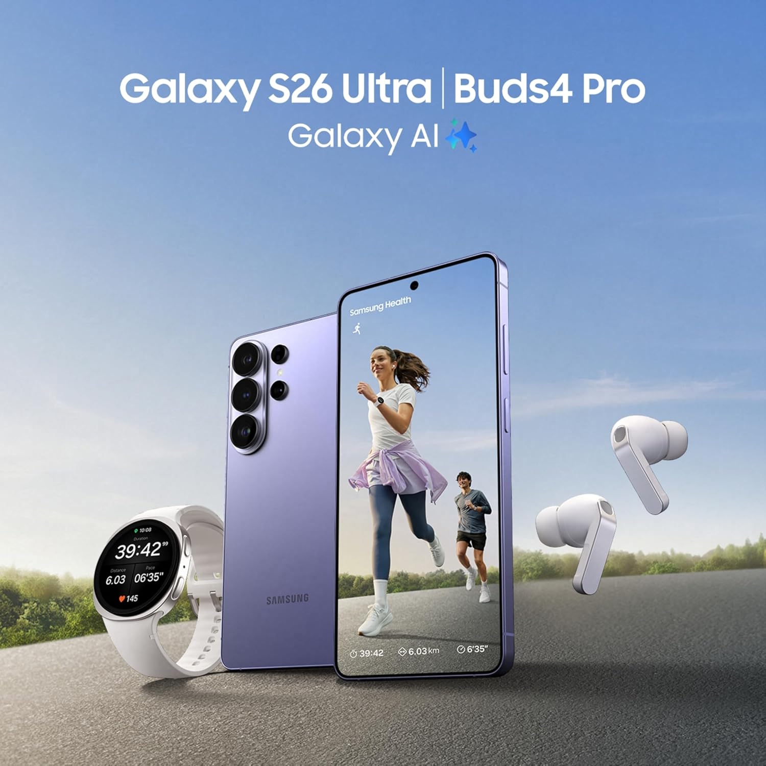 Samsung Galaxy S26 Ultra 5G (Black, 12GB RAM, 256GB Storage) with Built-in Privacy Display, AI Phone, Photo Assist, Creative Studio, 200MP Camera, 5000mAh Battery and Snapdragon 8 Elite Gen 5